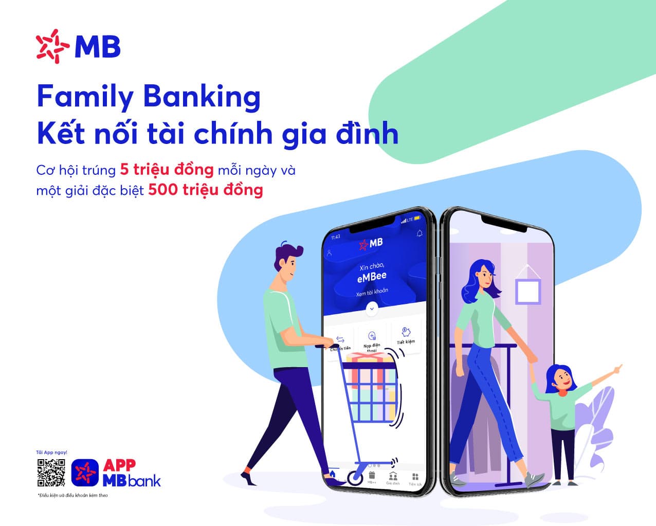“Gia đình tôi yêu” – Gói sản phẩm ưu việt của MB