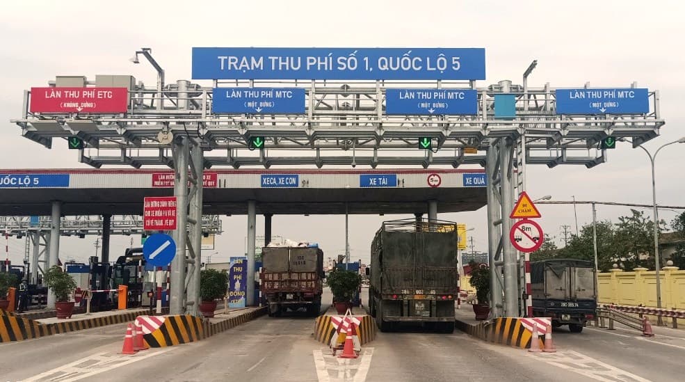 Quốc lộ 5 bắt đầu triển khai thu phí không dừng từ ngày 12-3