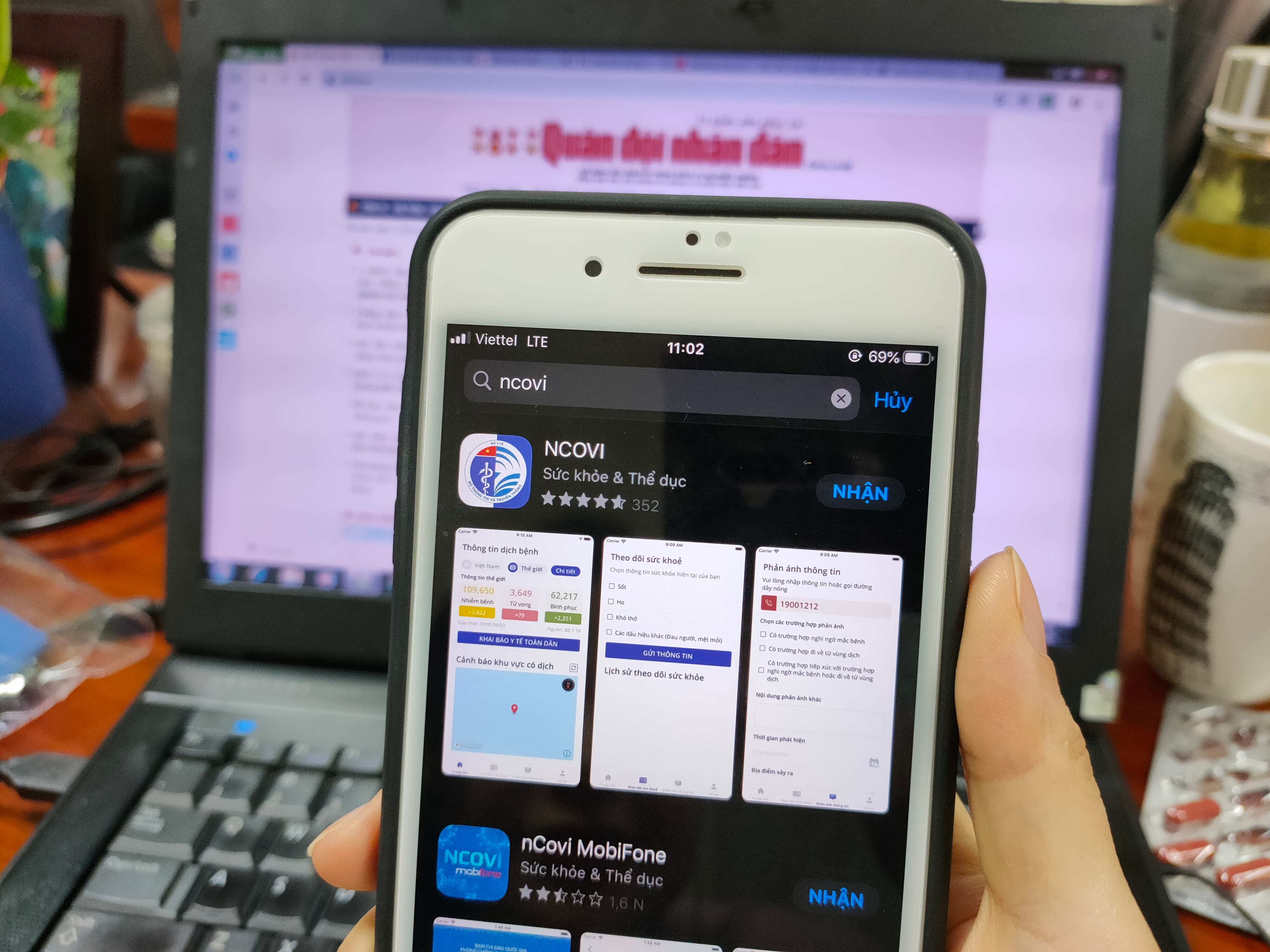 Ứng dụng khai báo y tế toàn dân NCOVI đã có mặt trên AppStore