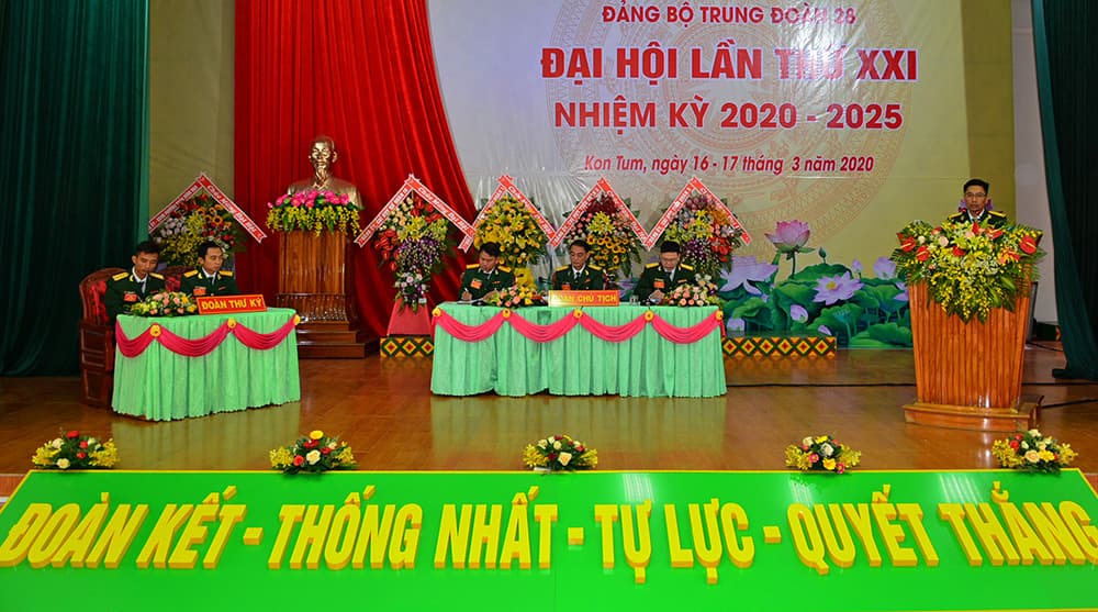 Đảng bộ Trung đoàn Bộ binh 28 khai mạc Đại hội đại biểu lần thứ XXI