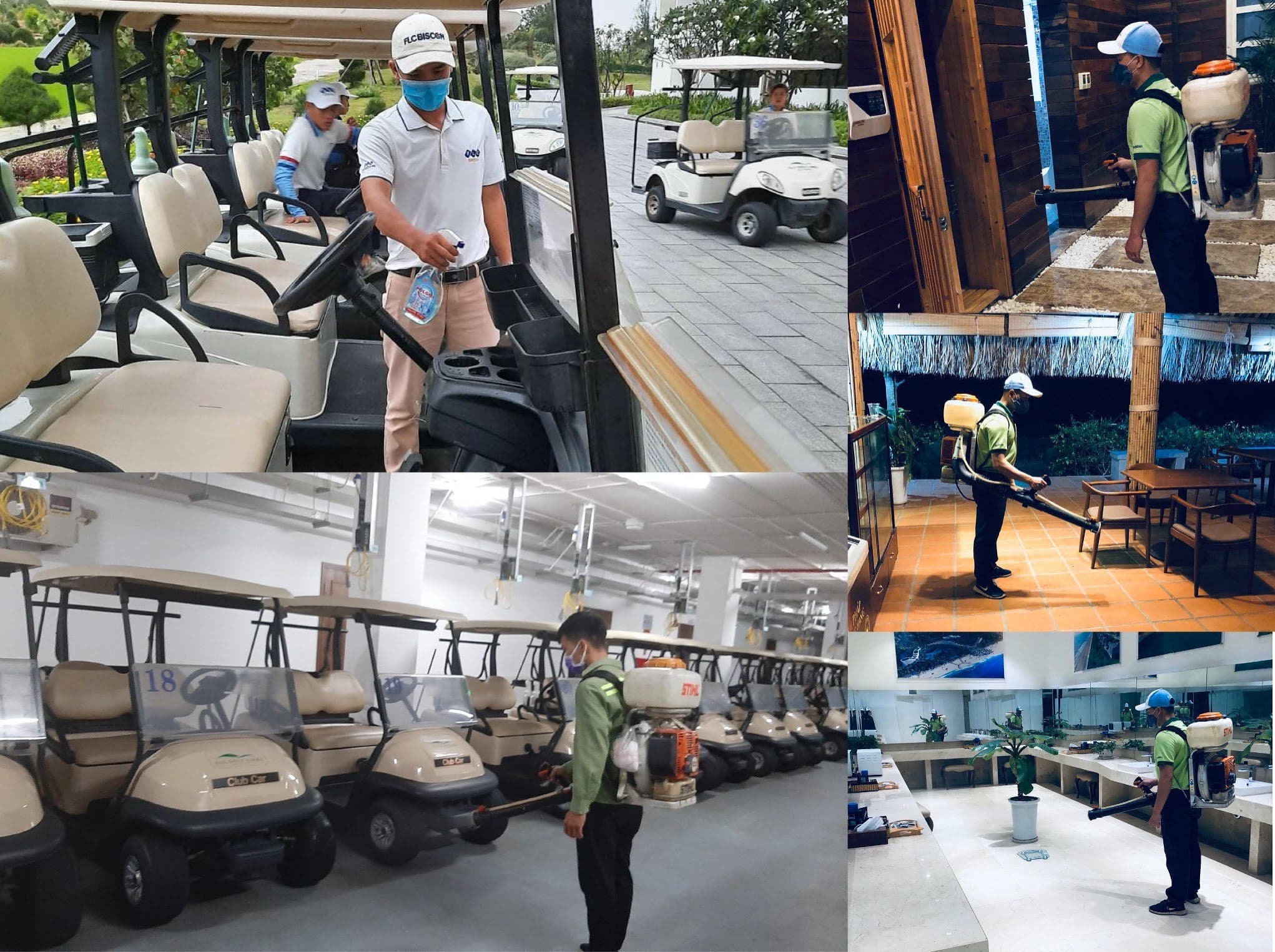 Hệ thống sân Golf FLC - điểm đến an toàn với nhiều giải pháp chống dịch