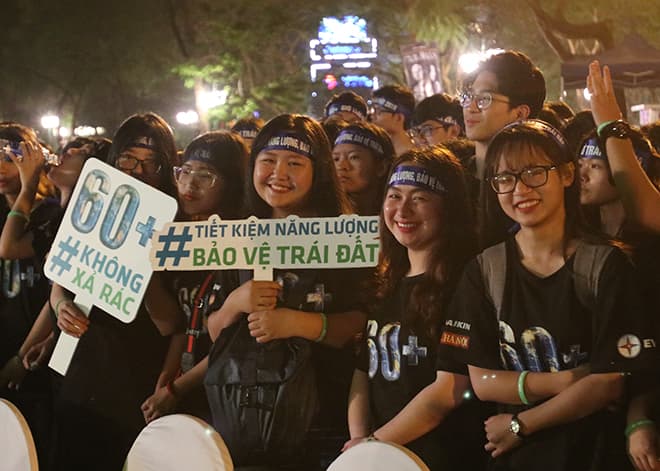 Thực hiện tuyên truyền hưởng ứng Giờ Trái đất năm 2020