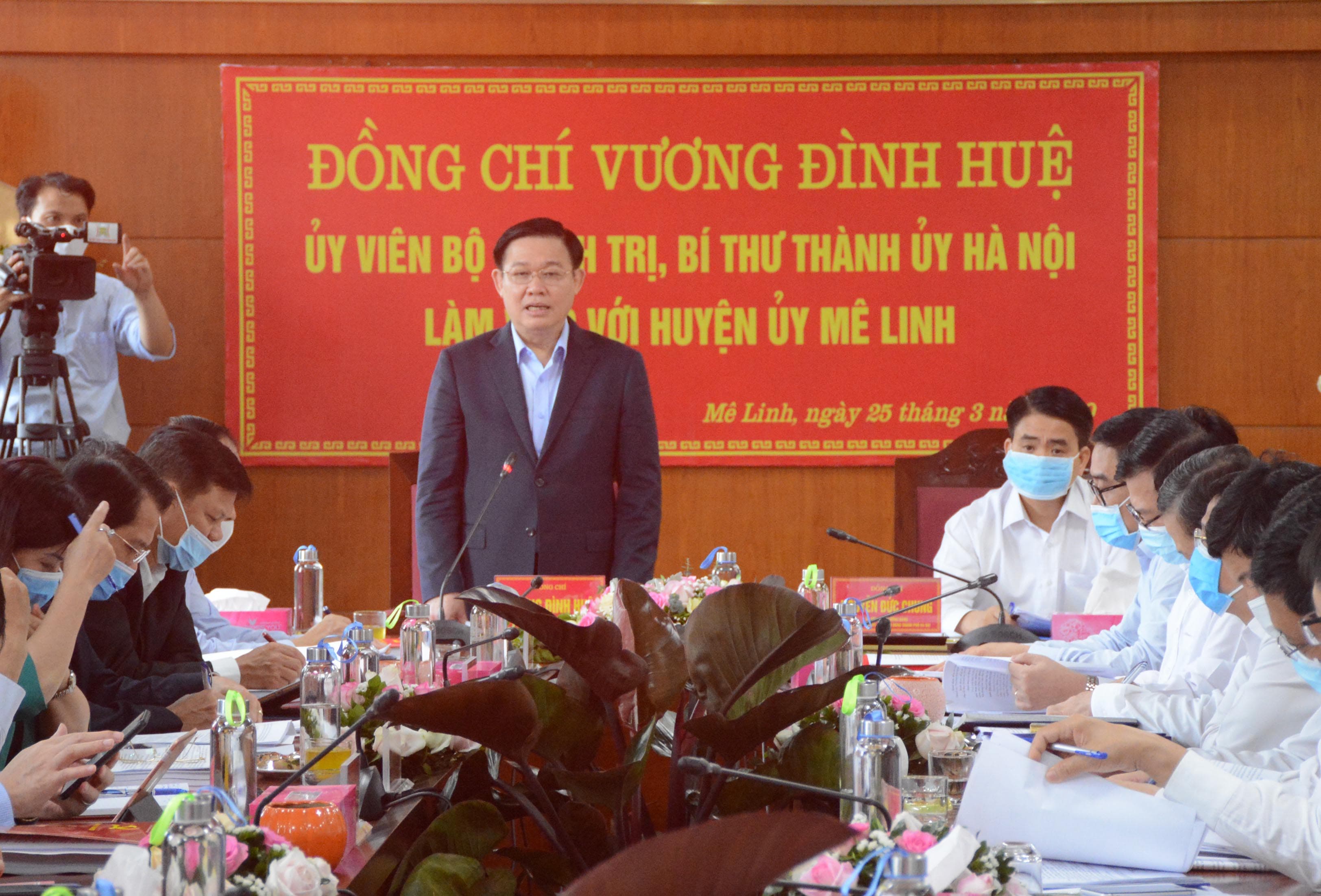Huyện Mê Linh cần thúc đẩy phát triển các ngành, lĩnh vực ít bị tác động bởi dịch Covid-19