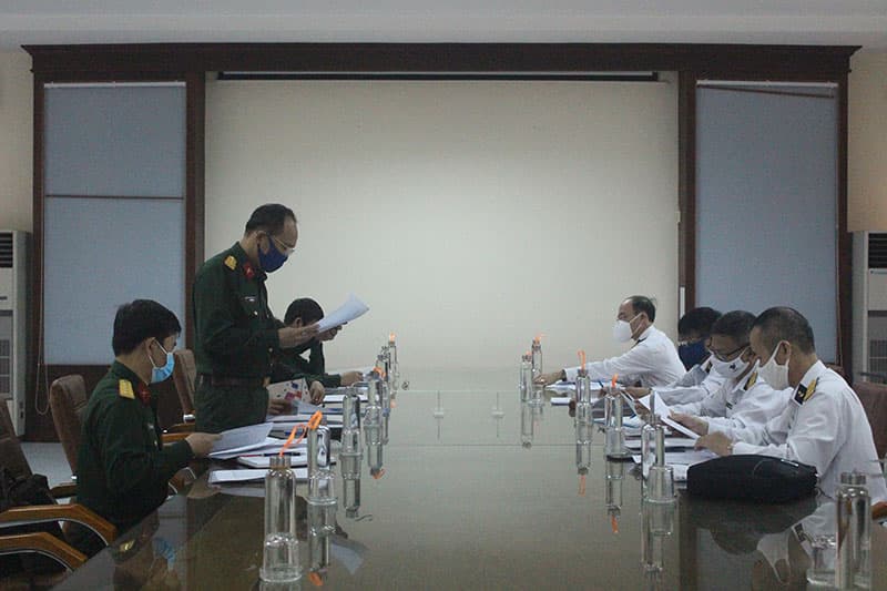 Đoàn công tác Cục Bản đồ, Bộ Tổng tham mưu thăm và kiểm tra Đoàn Đo đạc biên vẽ hải đồ và nghiên cứu biển