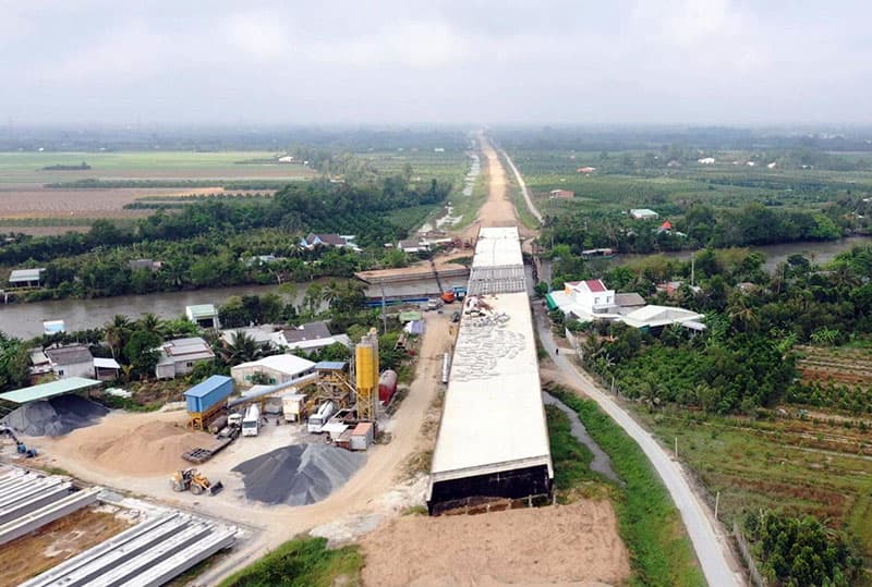 Lo ngại chậm tiến độ dự án cao tốc Mỹ Thuận - Cần Thơ