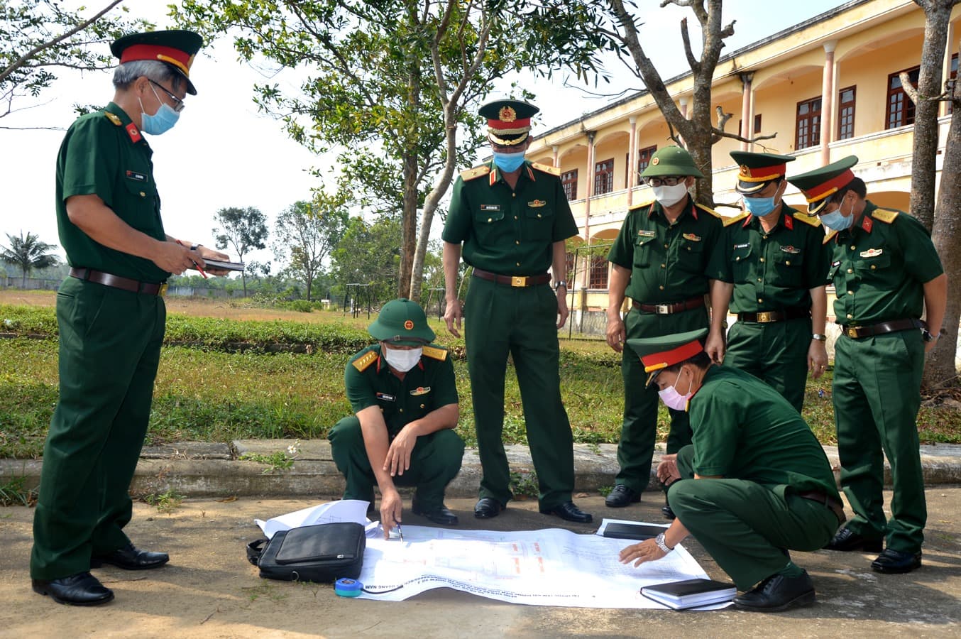 Quân khu 5 kiểm tra công tác chuẩn bị bệnh viện dã chiến số 3 tại Quảng Nam