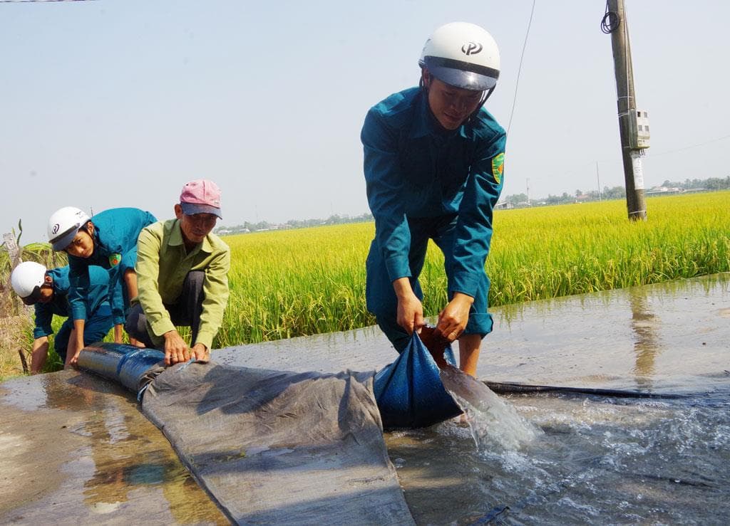 Tiếp sức vùng hạn, mặn