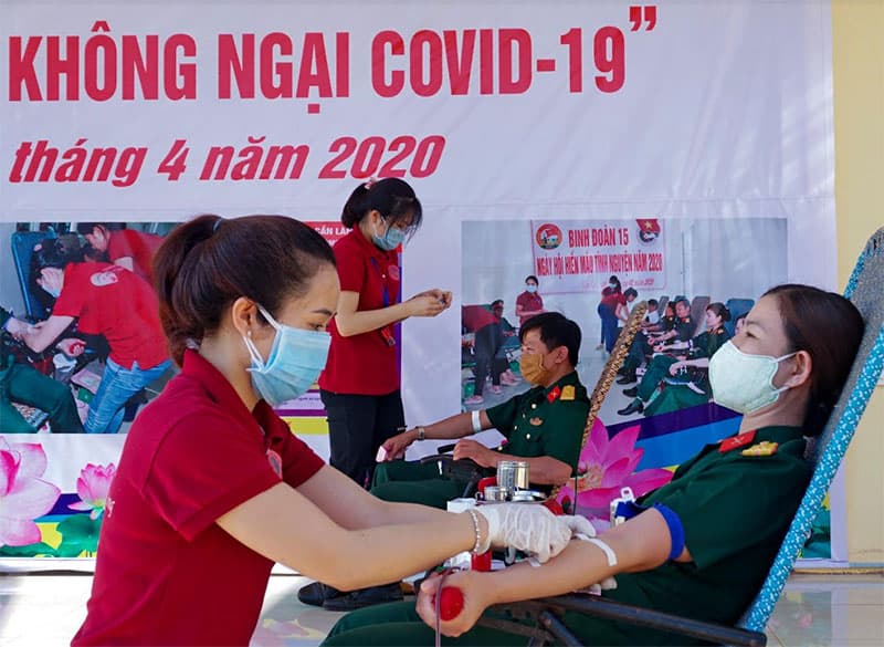 Binh đoàn 15 tổ chức Ngày hội "Hiến máu an toàn, không ngại Covid-19"