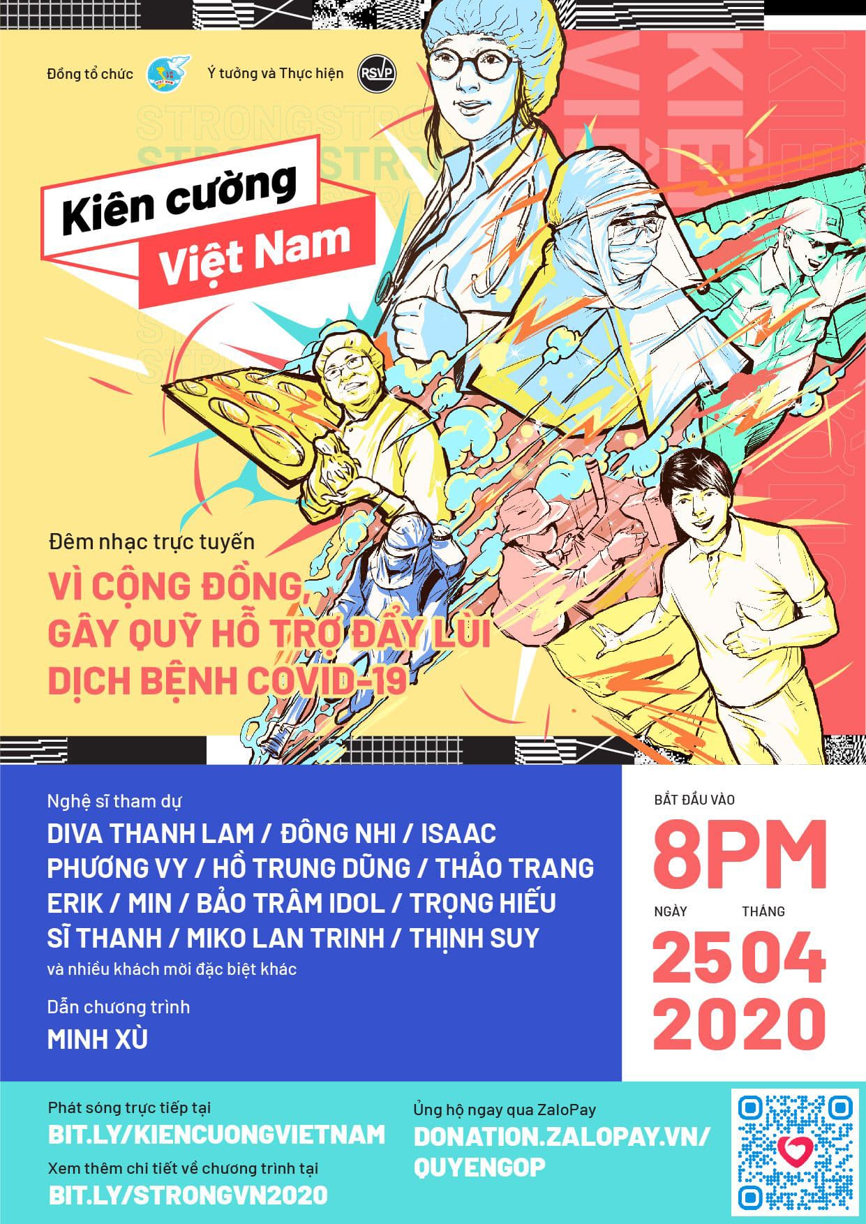 Liveshow âm nhạc trực tuyến “Kiên cường Việt Nam-Stay strong Vietnam”