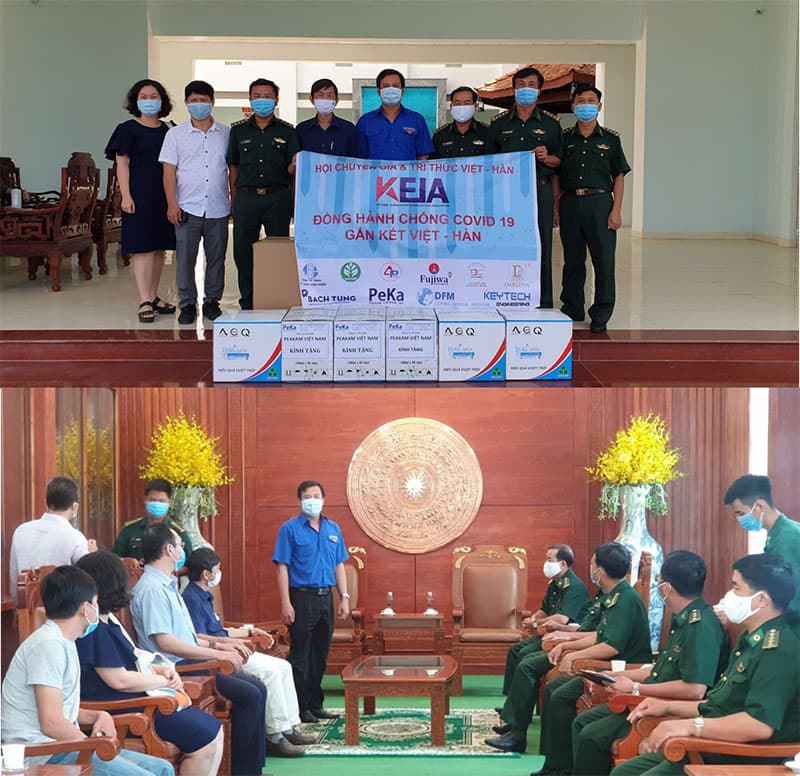 Kiều bào ở Hàn Quốc hỗ trợ Bộ đội Biên phòng và Công an tỉnh Tây Ninh chống dịch Covid-19