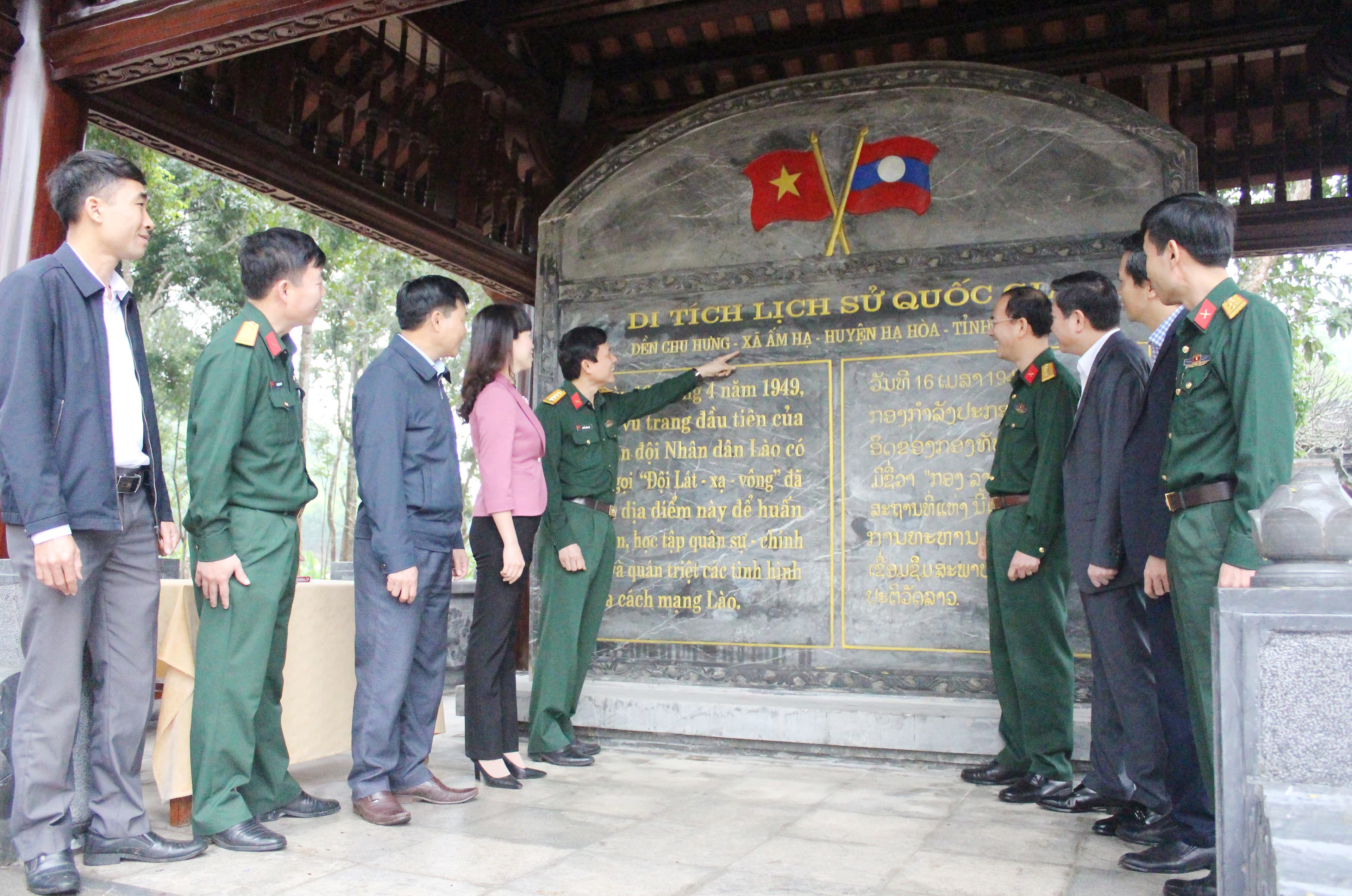 Công trình thắm tình hữu nghị Việt - Lào trên đất Tổ