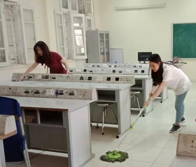 Ngôi trường xanh sẵn sàng đón học sinh trở lại!