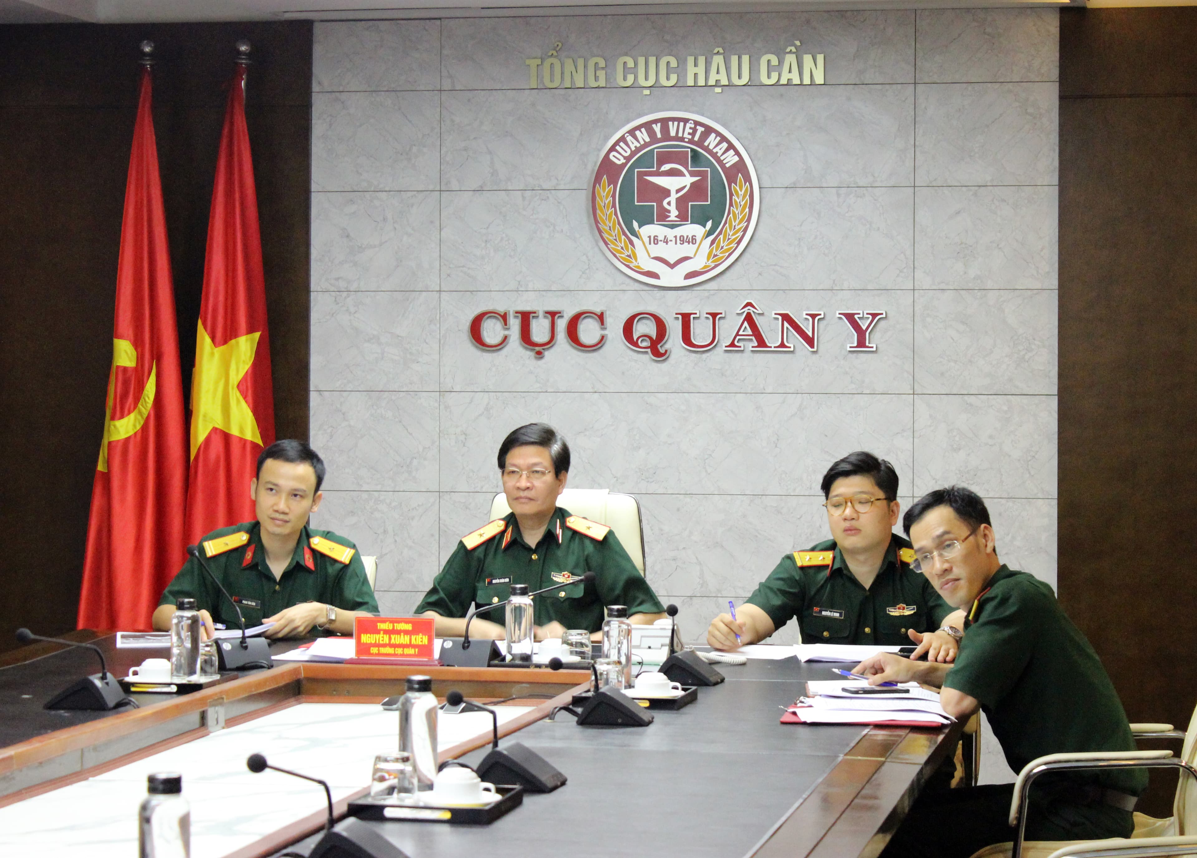 Thảo luận phương án diễn tập cơ chế phòng, chống dịch Covid-19