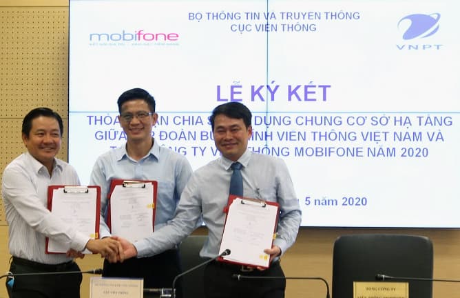 VNPT và MobiFone "bắt tay" sử dụng chung cơ sở hạ tầng