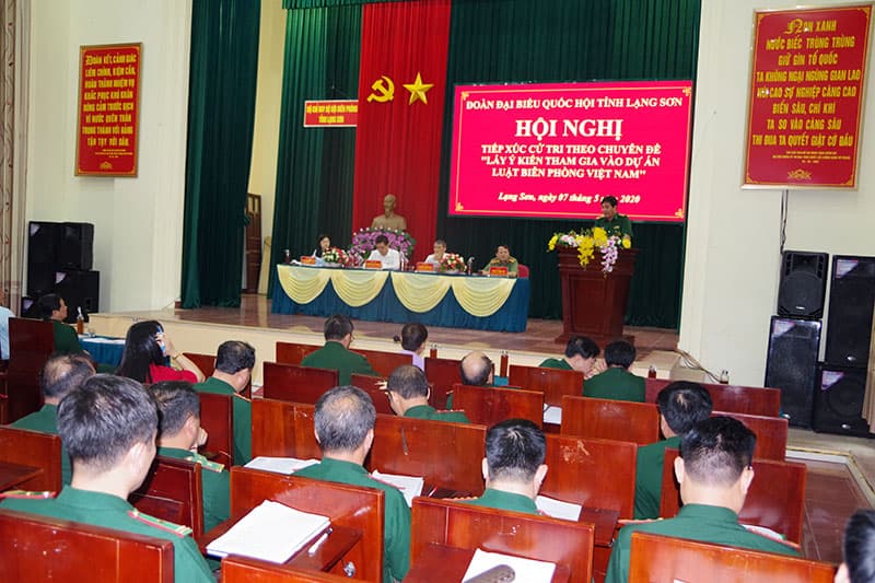Lấy ý kiến cử tri, hoàn chỉnh dự án Luật Biên phòng Việt Nam
