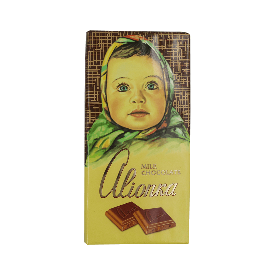 Cô bé đại diện trên bao bì thanh chocolate Alionka huyền thoại của Nga là ai?