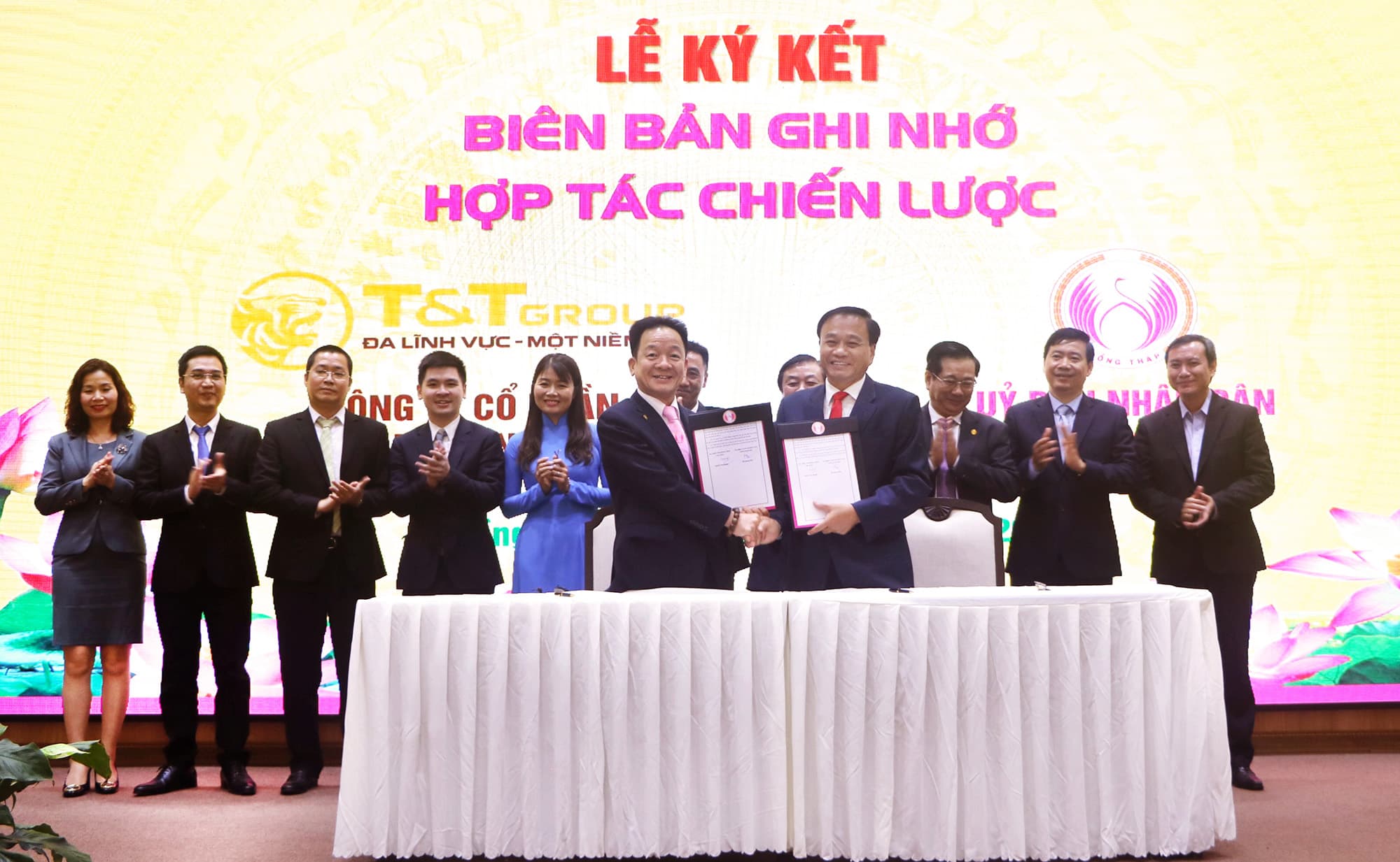 Tập đoàn T&T hợp tác chiến lược toàn diện với tỉnh Đồng Tháp