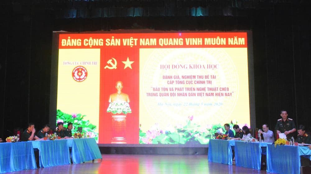 Bảo tồn và phát triển nghệ thuật Chèo trong quân đội hiện nay