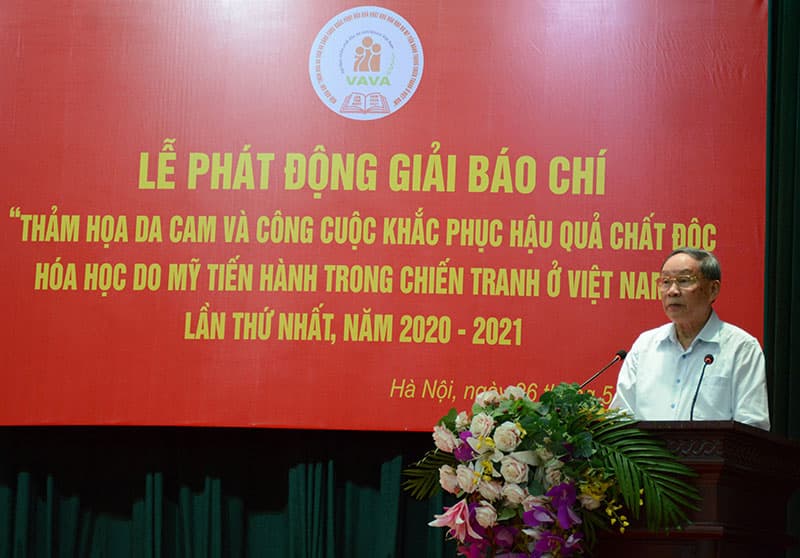 Phát động Giải báo chí về thảm họa da cam ở Việt Nam