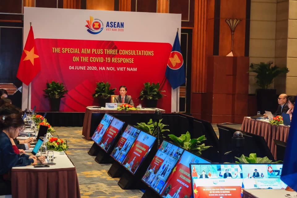 Thông qua Tuyên bố chung của Bộ trưởng kinh tế ASEAN+3 về giảm thiểu tác động kinh tế do Covid-19
