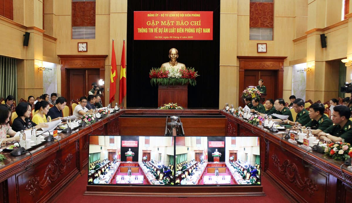 Gặp mặt báo chí thông tin về Dự án Luật Biên phòng Việt Nam