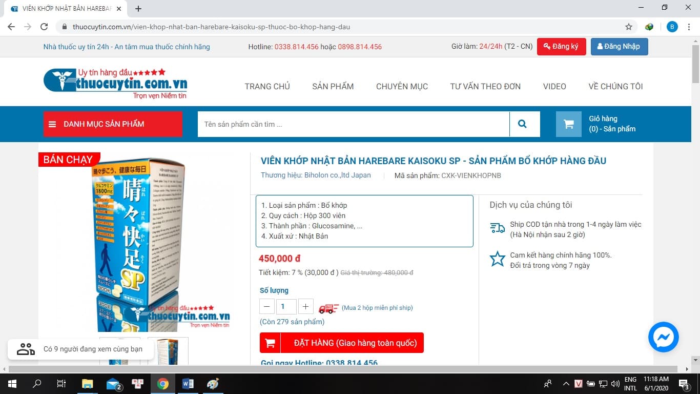 Cảnh báo thực phẩm bảo vệ sức khỏe Harebare Kaisoku SP