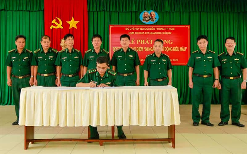 BĐBP Thành phố Hồ Chí Minh Phát động đợt thi đua “60 ngày hành động kiểu mẫu”