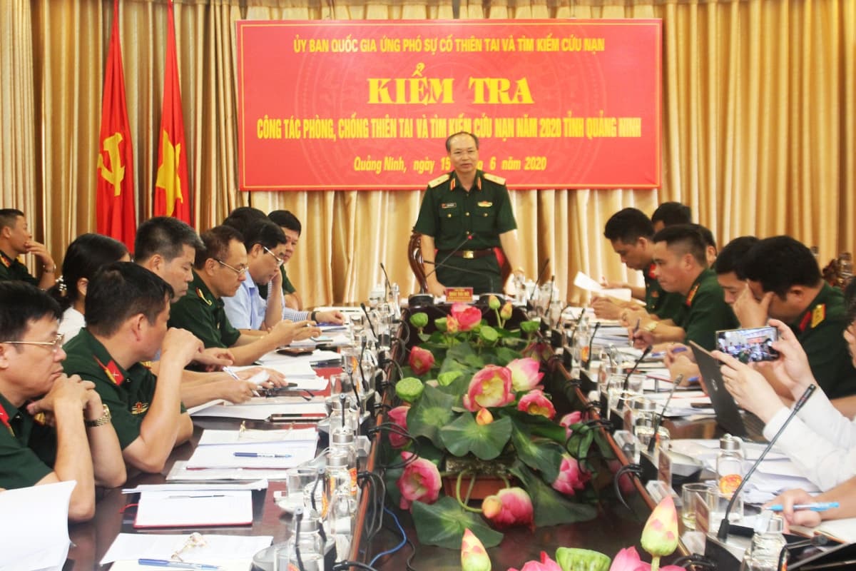 Kiểm tra công tác phòng, chống thiên tai và tìm kiếm cứu nạn tại tỉnh Quảng Ninh