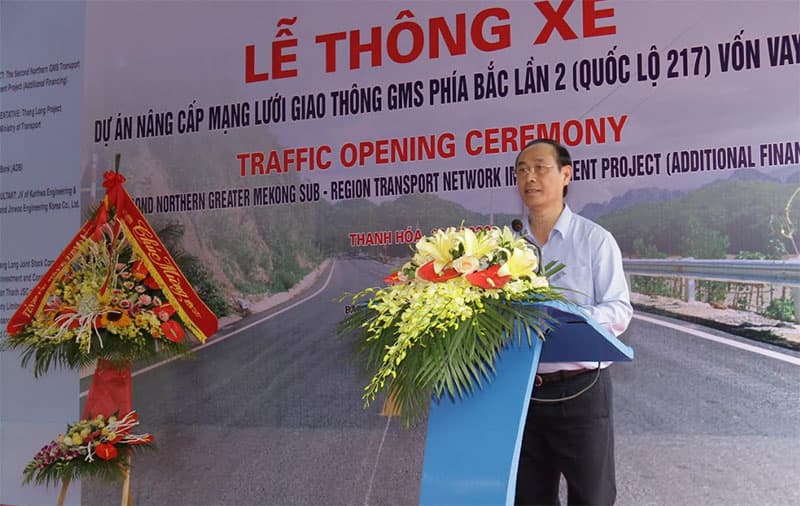 Thông xe dự án nâng cấp Quốc lộ 217 kết nối với cửa khẩu sang Lào