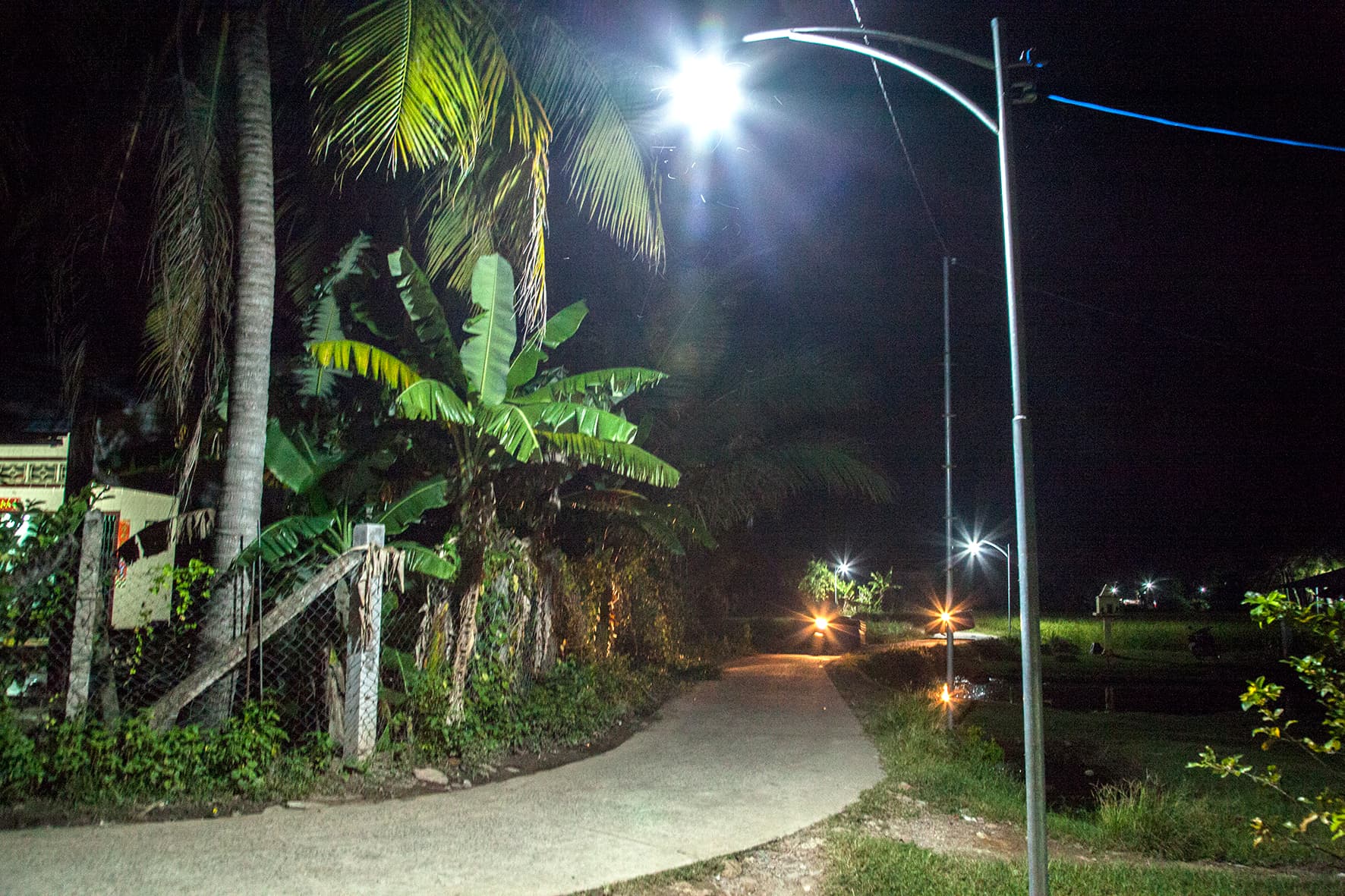 Vùng quê yên bình nhờ Công trình “Ánh sáng an ninh”