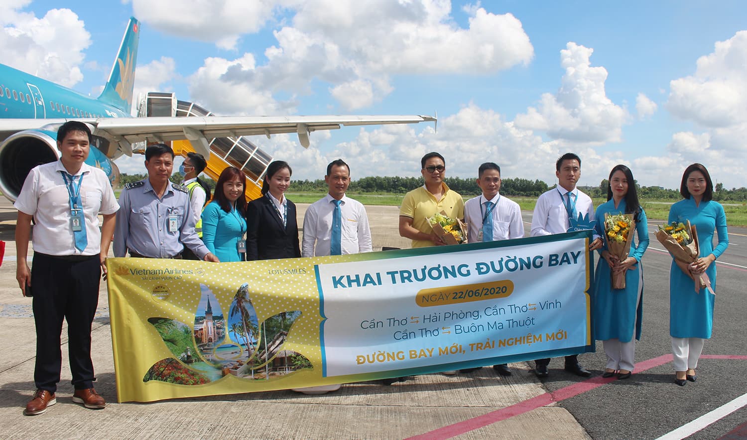 Vietnam Airlines khai trương 4 đường bay mới