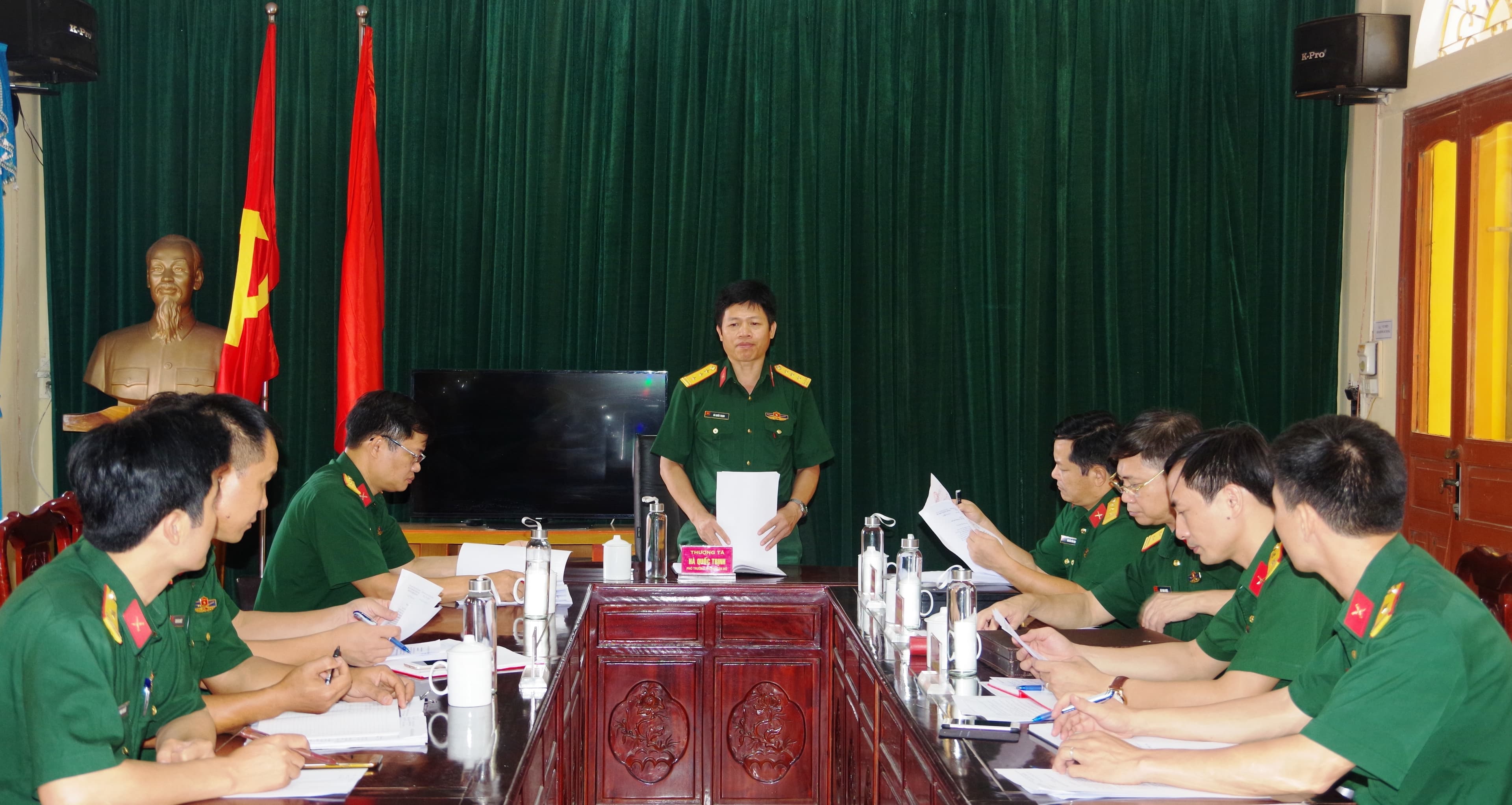 Kiểm tra công tác sĩ quan dự bị 6 tháng đầu năm 2020