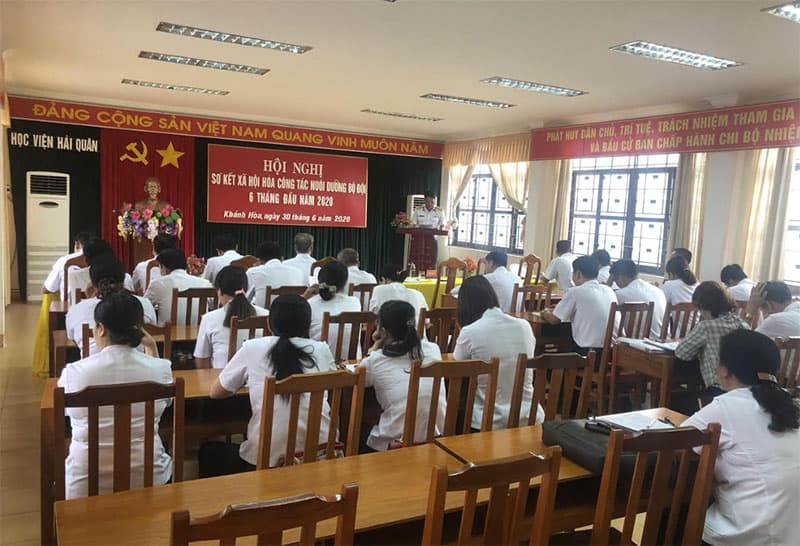 Học viện Hải quân: Sơ kết thực hiện xã hội hóa công tác nuôi dưỡng bộ đội