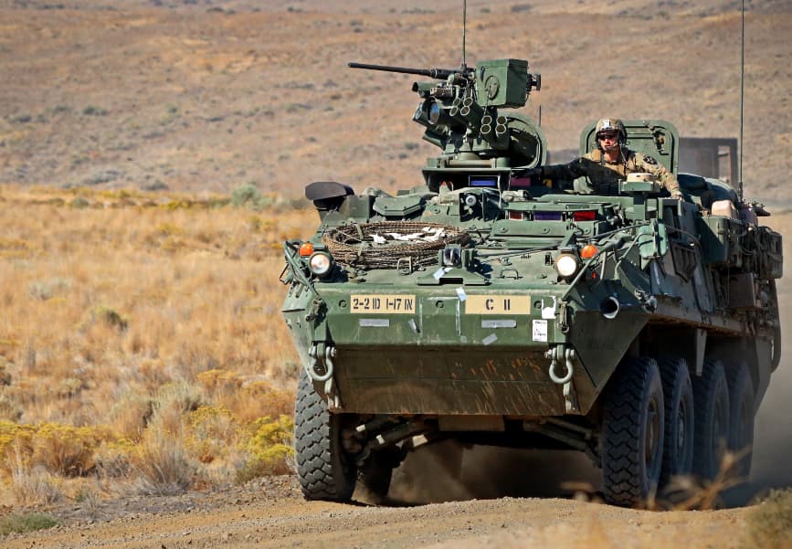 Argentina mua xe bọc thép chở quân Stryker của Mỹ