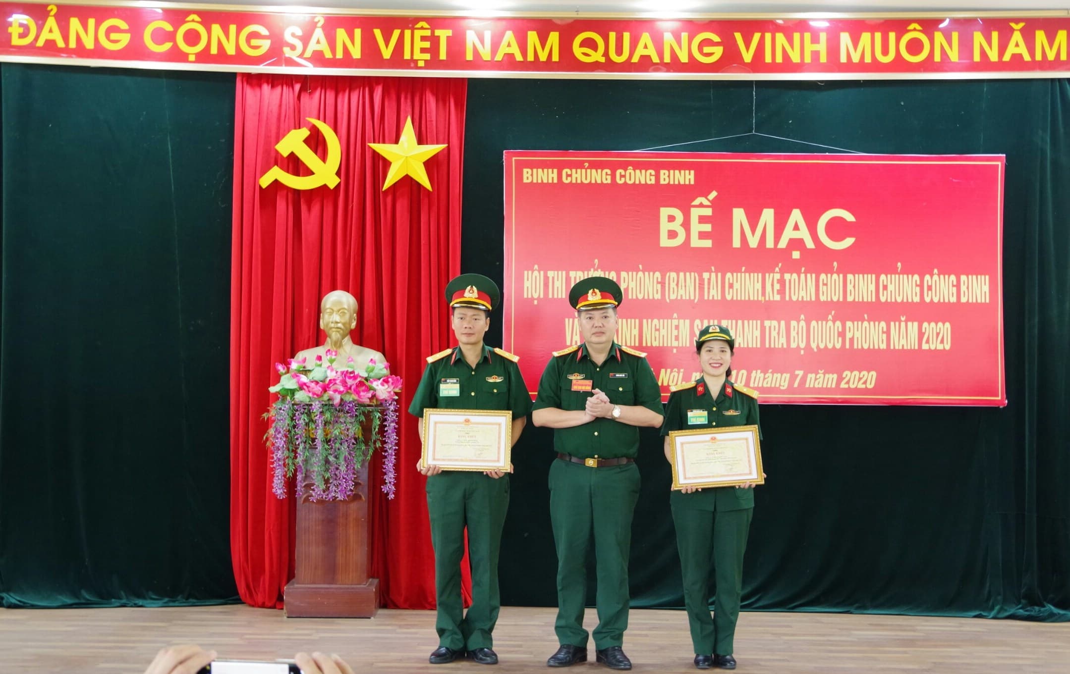 Hội thi trưởng phòng (ban) tài chính, kế toán giỏi Binh chủng Công binh năm 2020