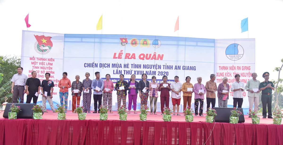Tỉnh đoàn An Giang ra quân chiến dịch “Mùa hè tình nguyện” năm 2020