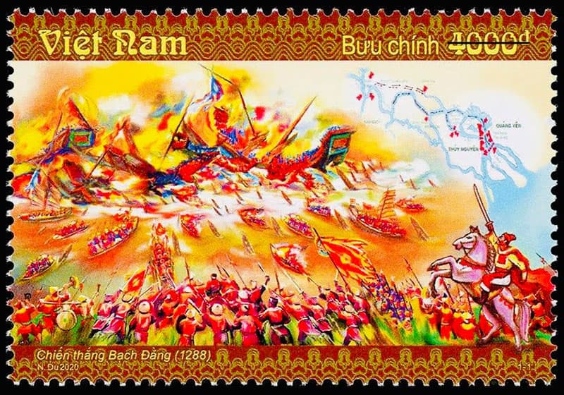 Phát hành bộ tem về Chiến thắng Bạch Đằng