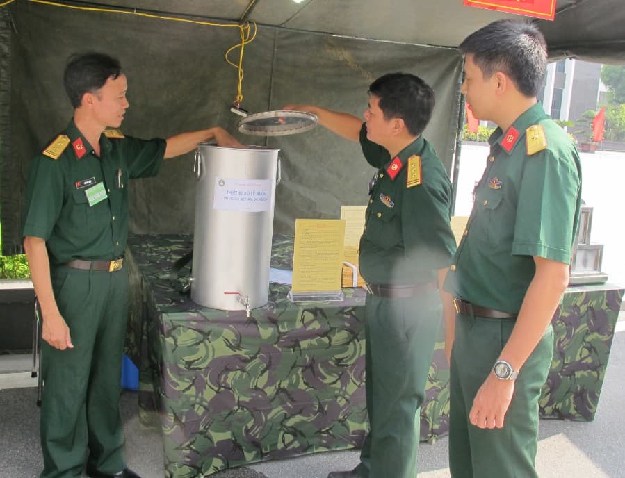 Xử lý nước cho bếp ăn dã ngoại