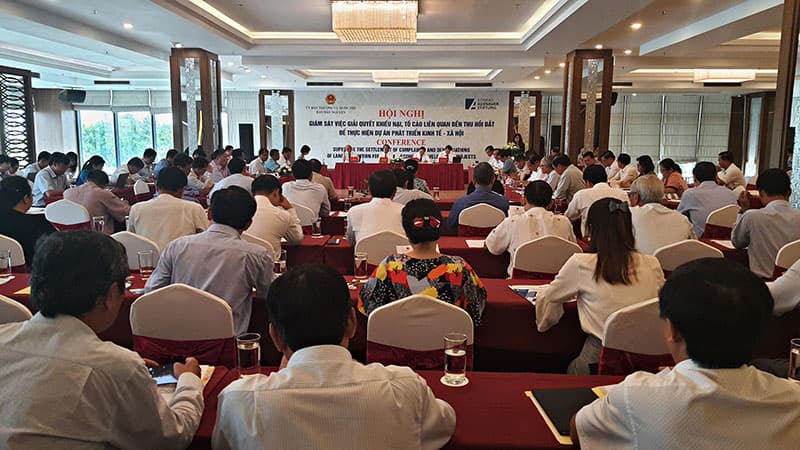 Hội nghị giám sát việc giải quyết khiếu nại, tố cáo liên quan đến thu hồi đất