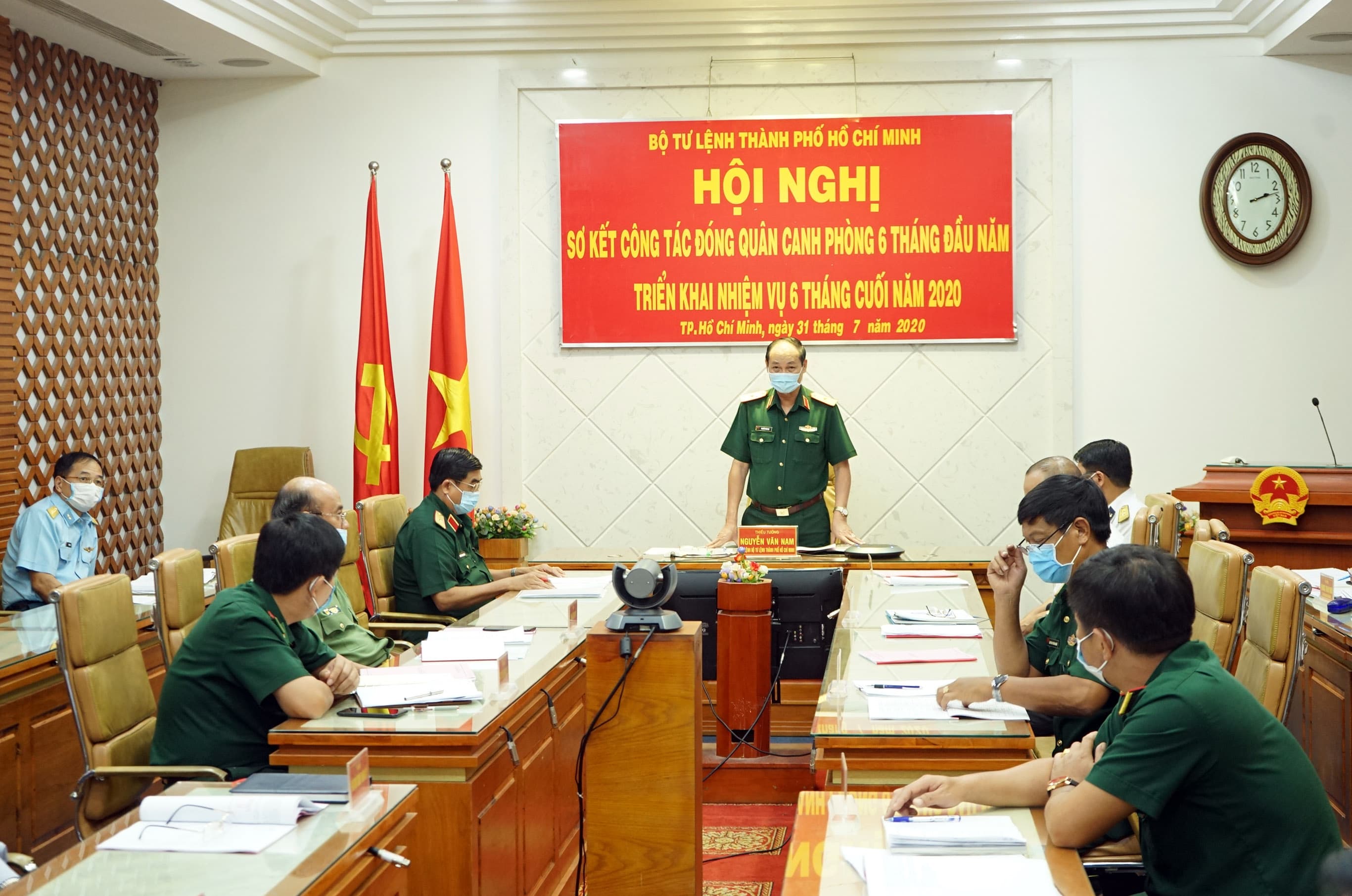 Bộ tư lệnh TP Hồ Chí Minh sơ kết công tác đóng quân canh phòng 6 tháng đầu năm 2020