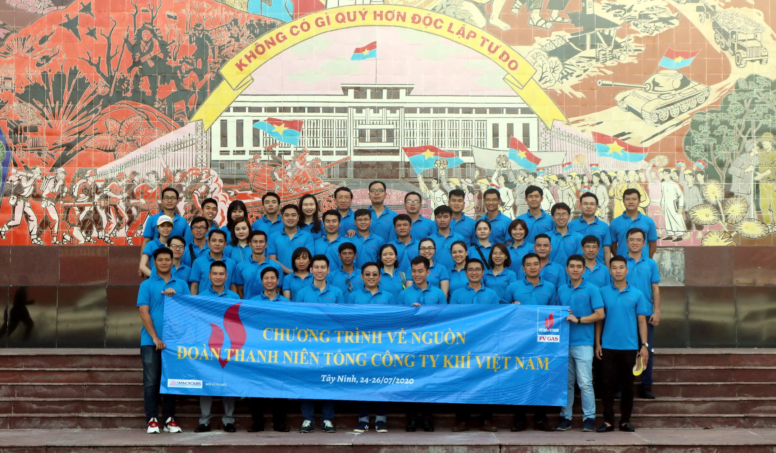 Đoàn thanh niên Tổng công ty Khí Việt Nam thực hiện chương trình về nguồn tại Tây Ninh