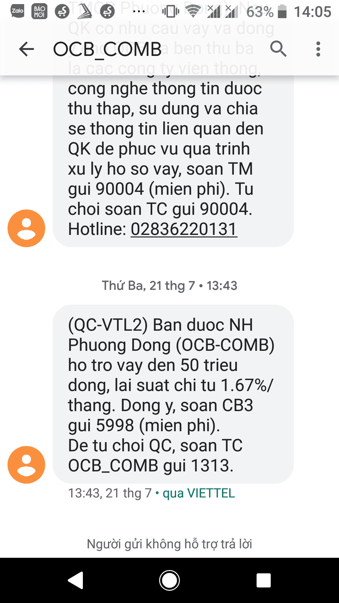 Chấn chỉnh nạn gửi tin nhắn mời vay tiền