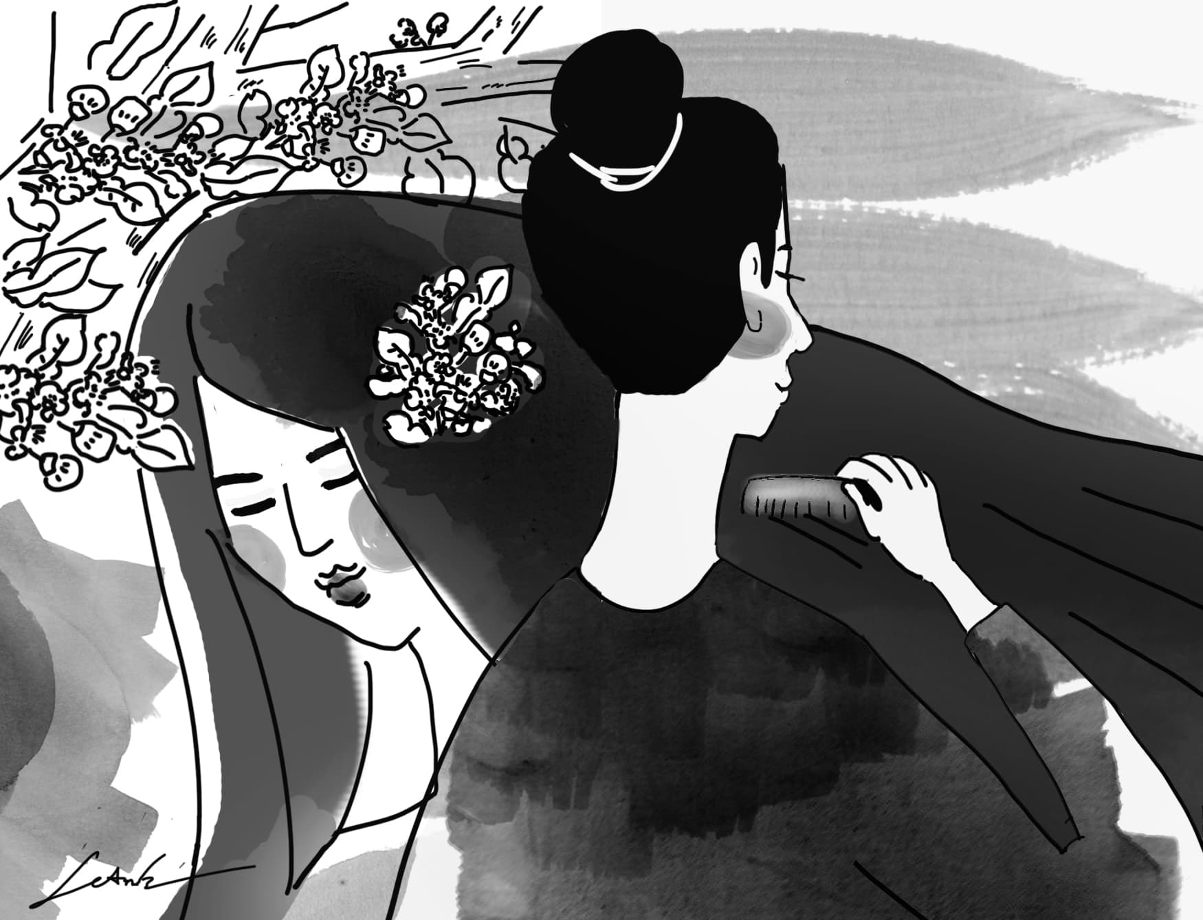 Suối tóc thời gian