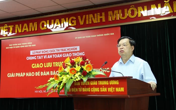 Phát động Cuộc thi trắc nghiệm “Chung tay vì an toàn giao thông” trên mạng xã hội VCNet