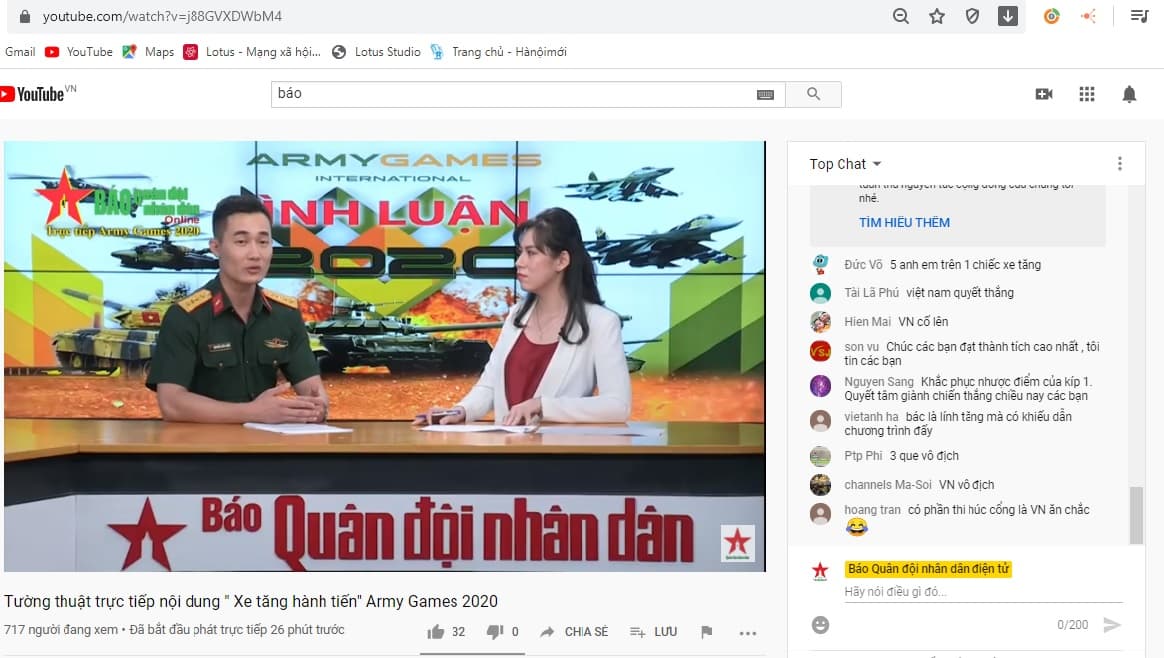 Nhân lên tinh thần yêu nước thông qua Army Games 2020