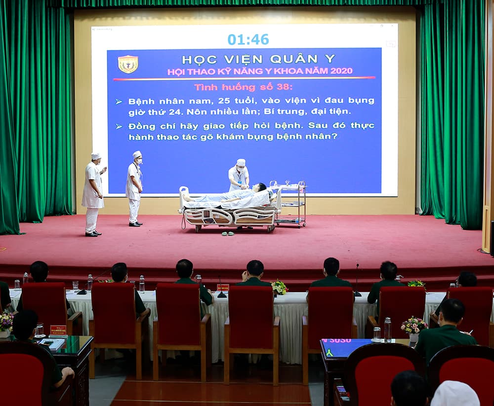Học viện Quân y tổ chức Hội thao Kỹ năng y khoa năm 2020