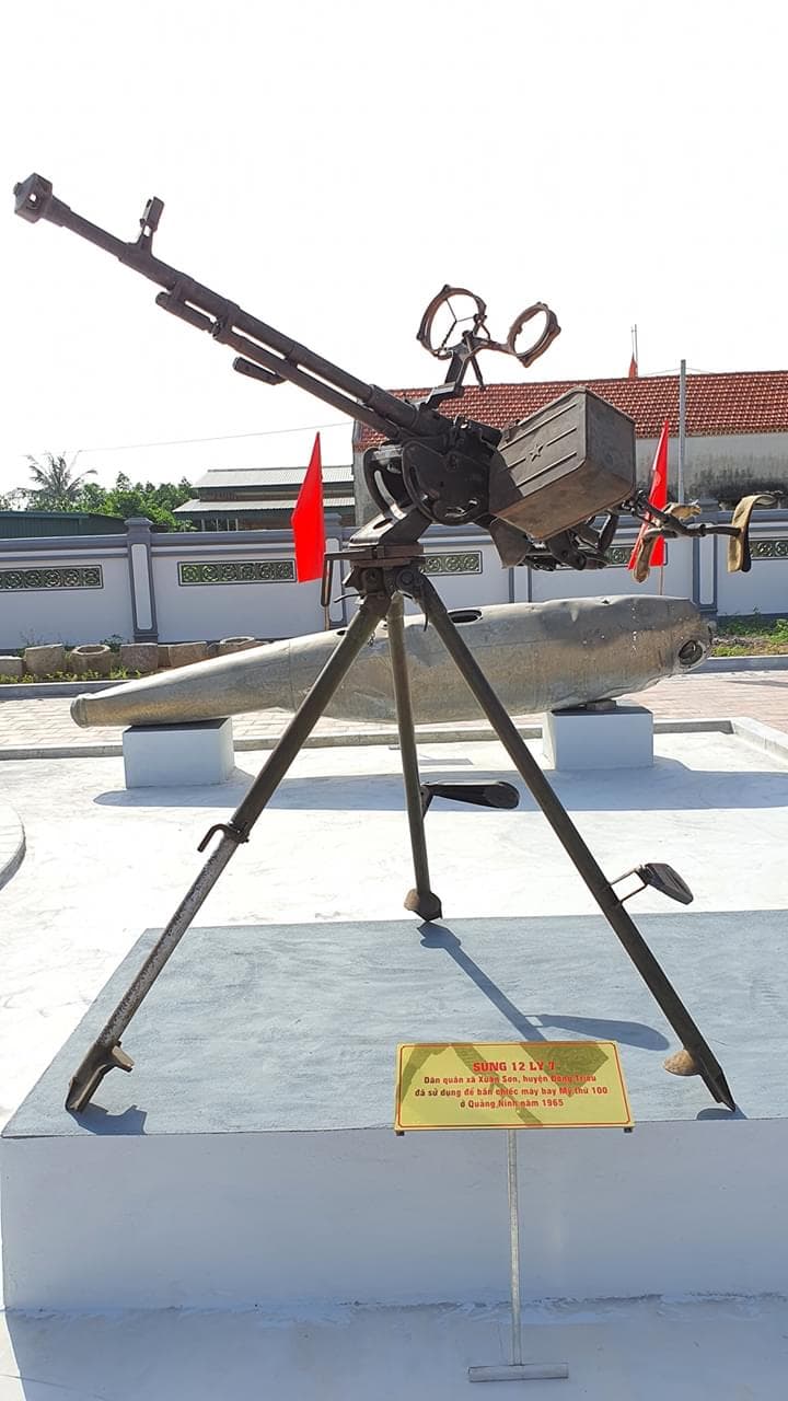 Khẩu 12,7mm bắn rơi máy bay Mỹ thứ 100 trên bầu trời Quảng Ninh