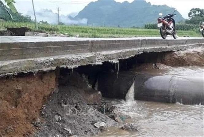 Mưa dông gây nhiều thiệt hại tại huyện Lục Yên, Yên Bái
