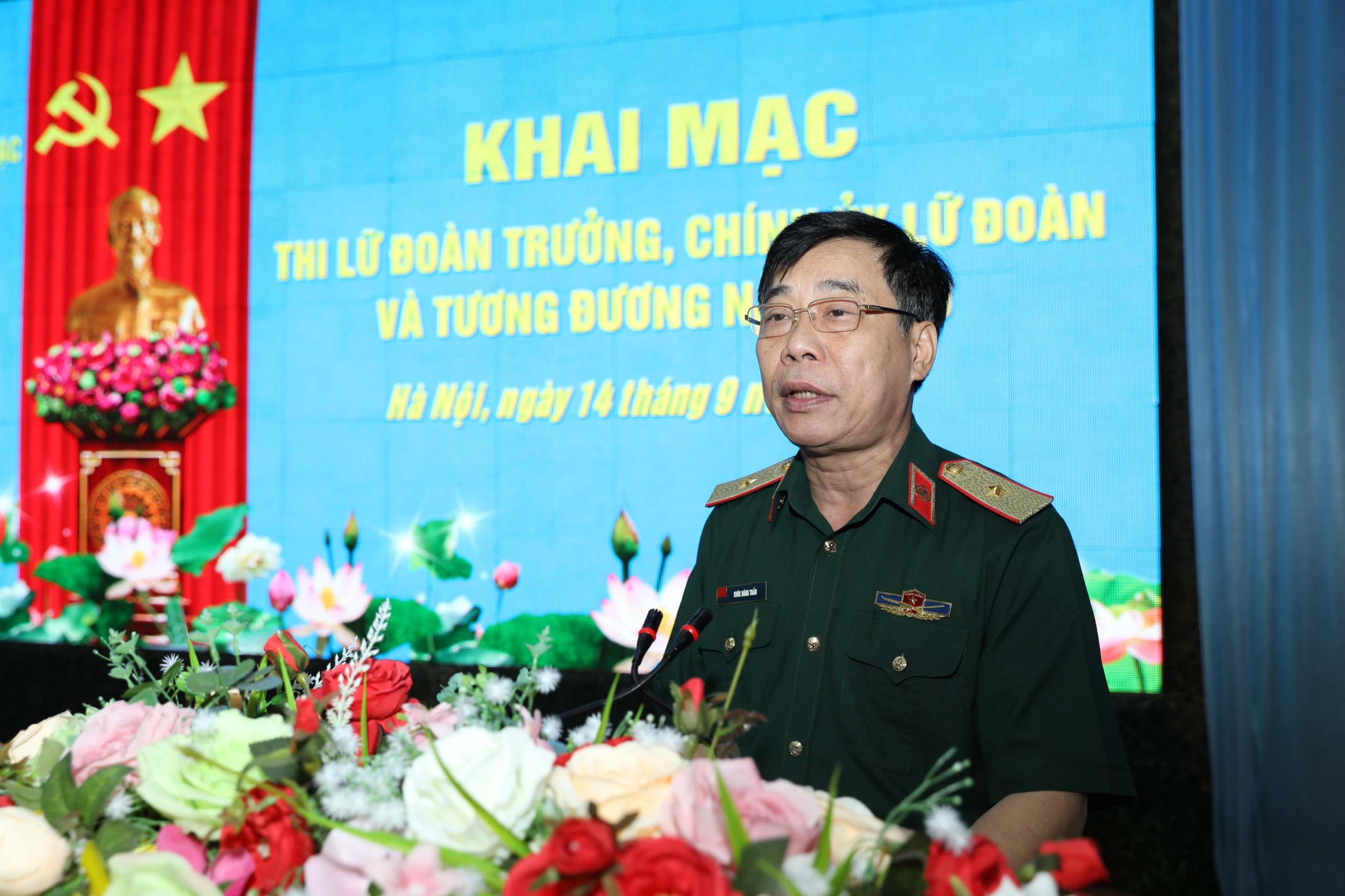 Khai mạc thi lữ đoàn trưởng, chính ủy lữ đoàn và tương đương năm 2020