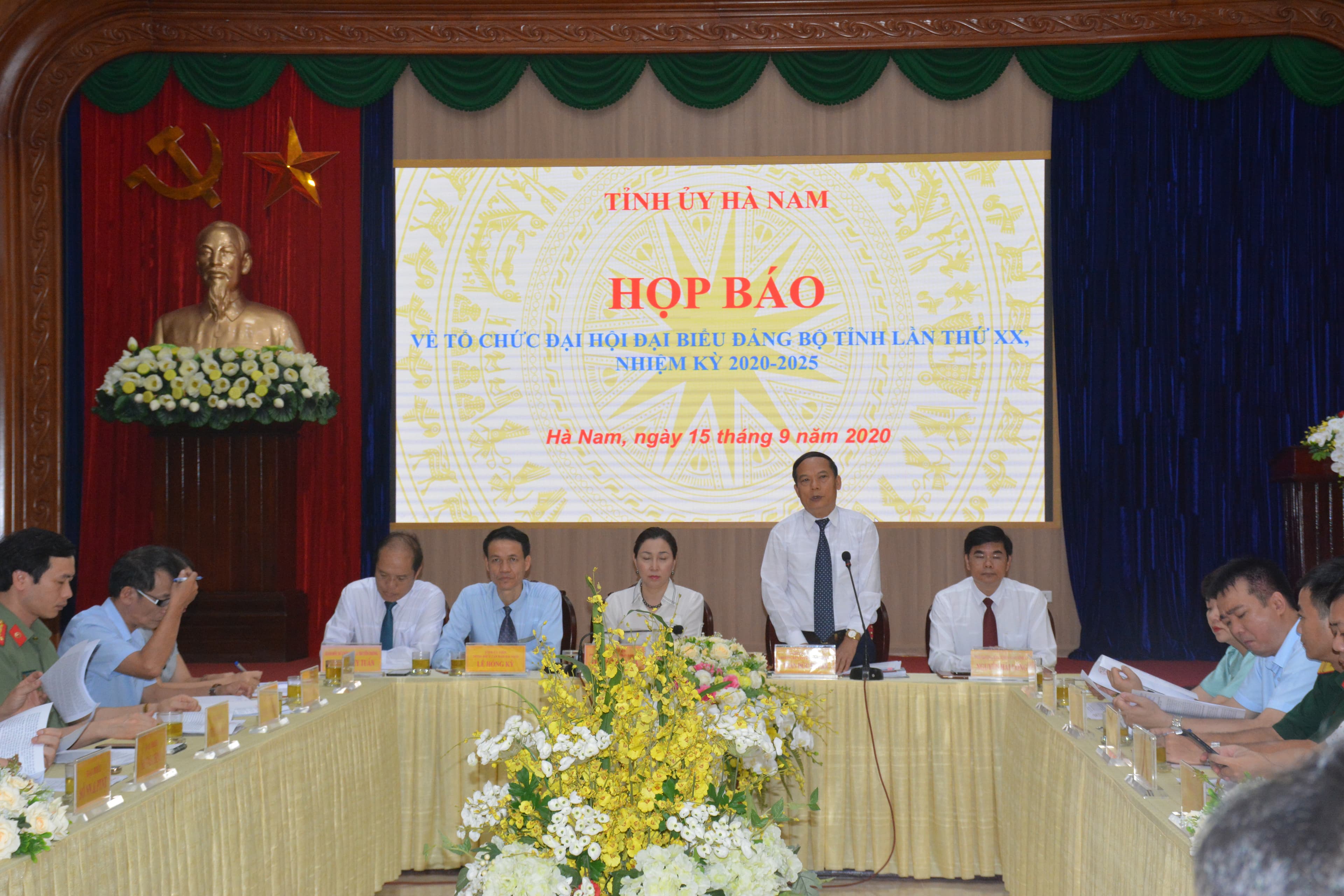 Đại hội Đảng bộ tỉnh Hà Nam, nhiệm kỳ 2020-2025 diễn ra từ ngày 20 đến 22-9